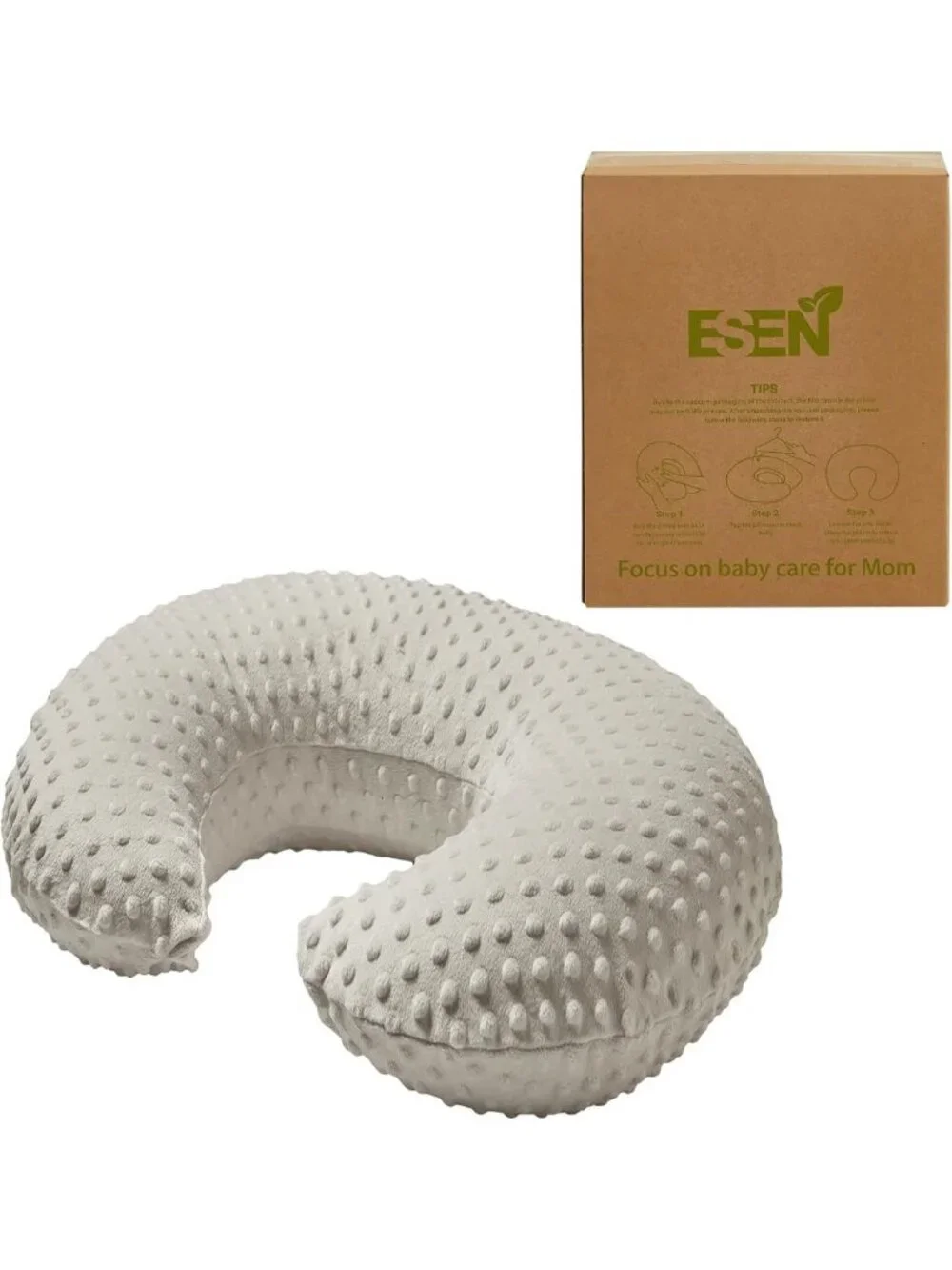 Ultra Soft Nursing Pillow & Body Positioner for Breastfeeding & Bottle Feeding